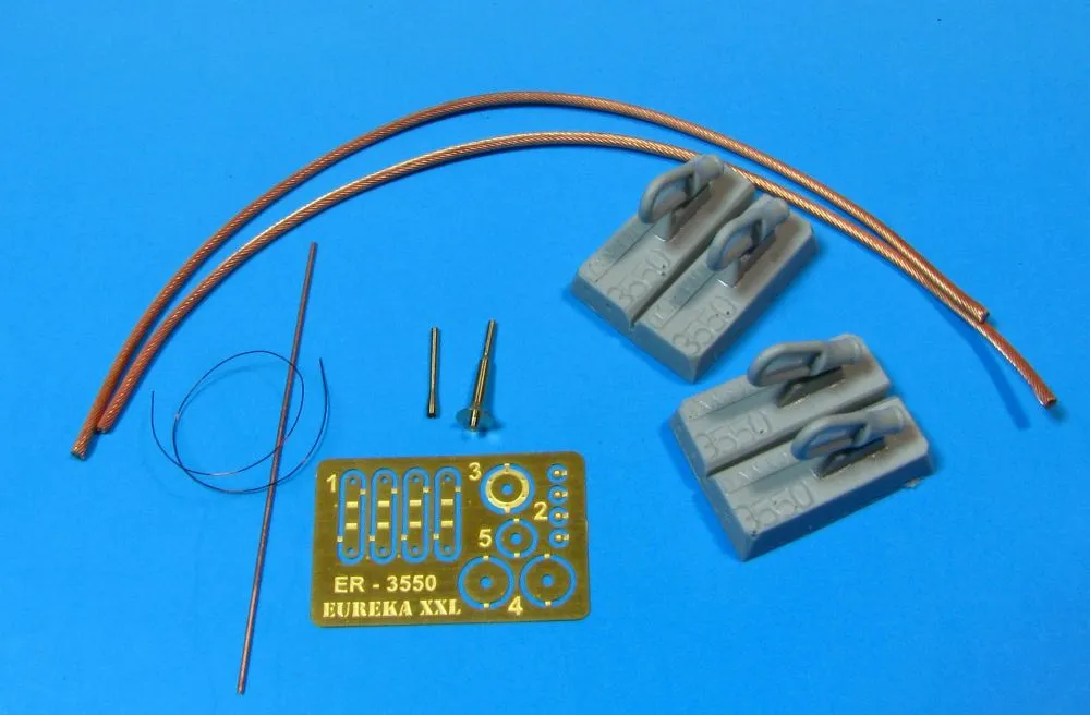 T-90 Towing cable and aerial base 1:35