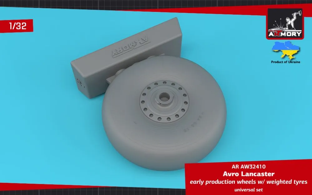 Avro Lancaster wheels early 1:32