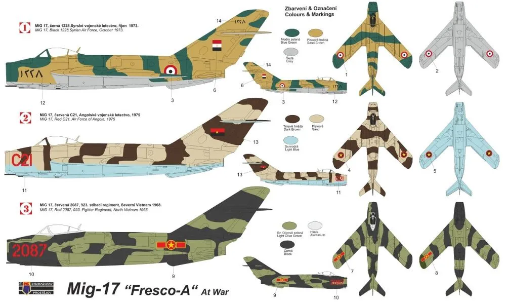 MiG-17 "Fresco-A" At War 1:48