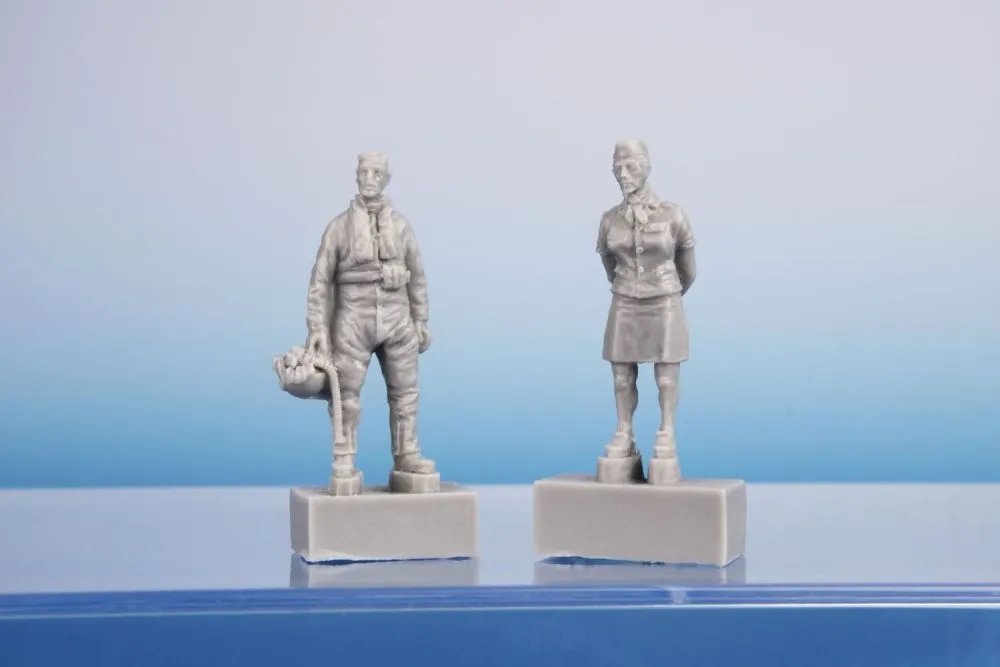 IAF Mirage IIICJ Pilot & Female Ground Crew 1:72