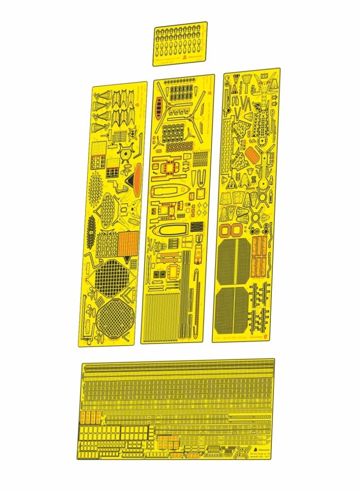 Russian Navy Varyag, Moskva detail set for Trumpeter 1:350