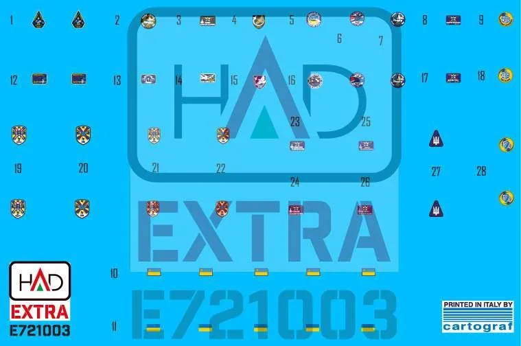 Ukrainian Su-27B/UB sewing patches and Helmet markings 1:72