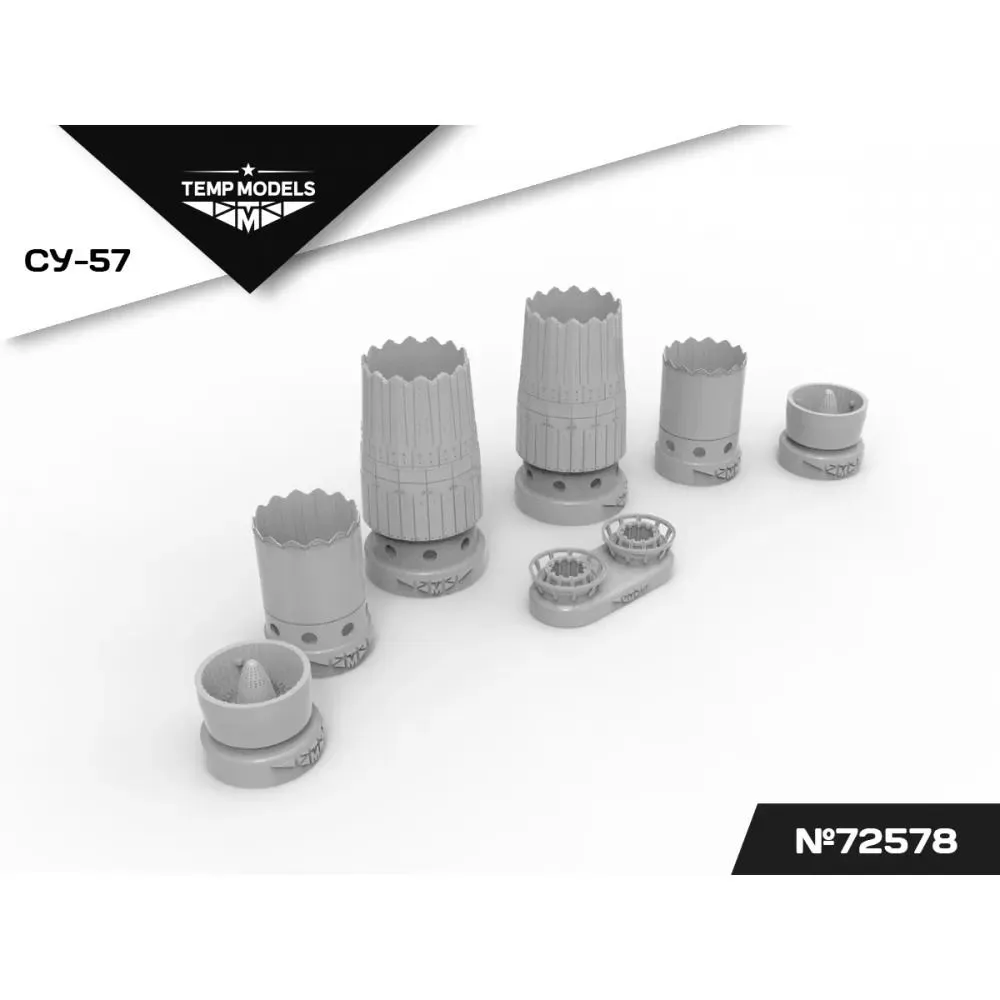 Su-57 exhaust nozzle AL-51F-1 1:72