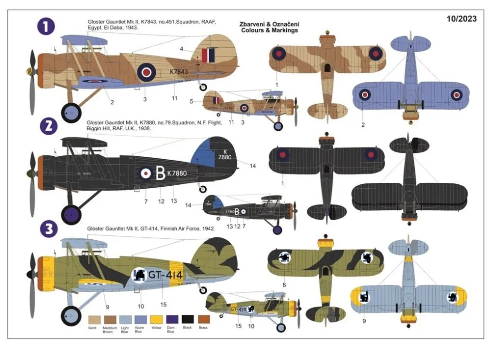 Gloster Gauntlet Mk.II "Special Markings" 1:72