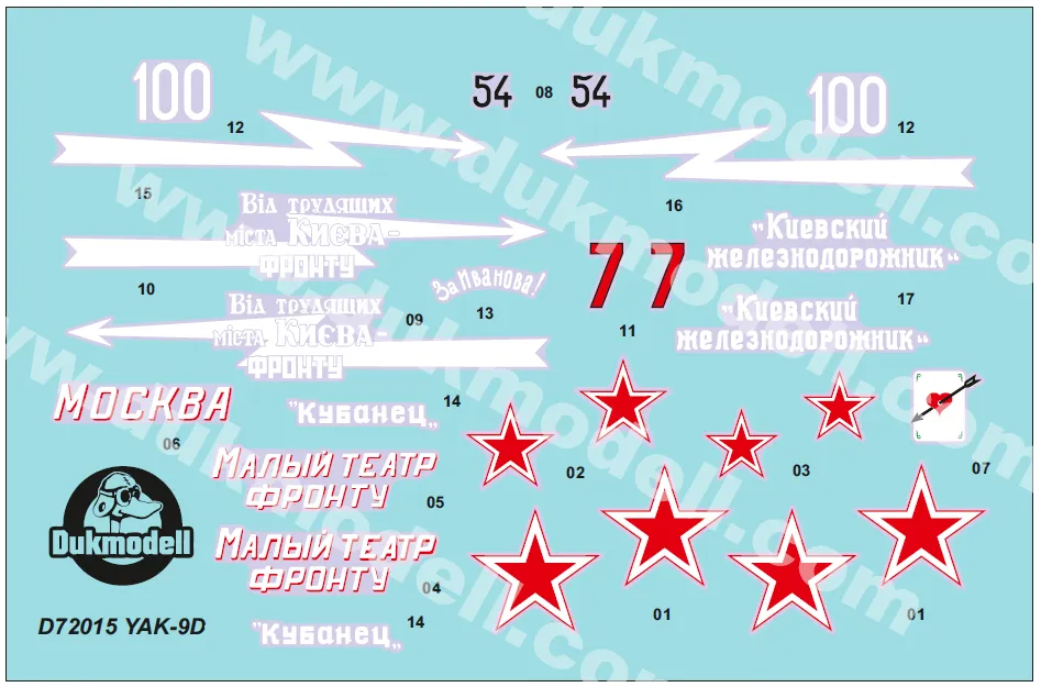Yak-9B/D on the front line 1944-1945 1:72