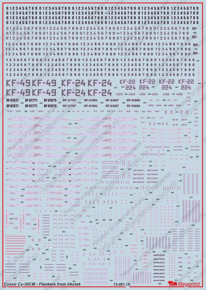 Su-30SM Flankers from Irkutsk 1:72