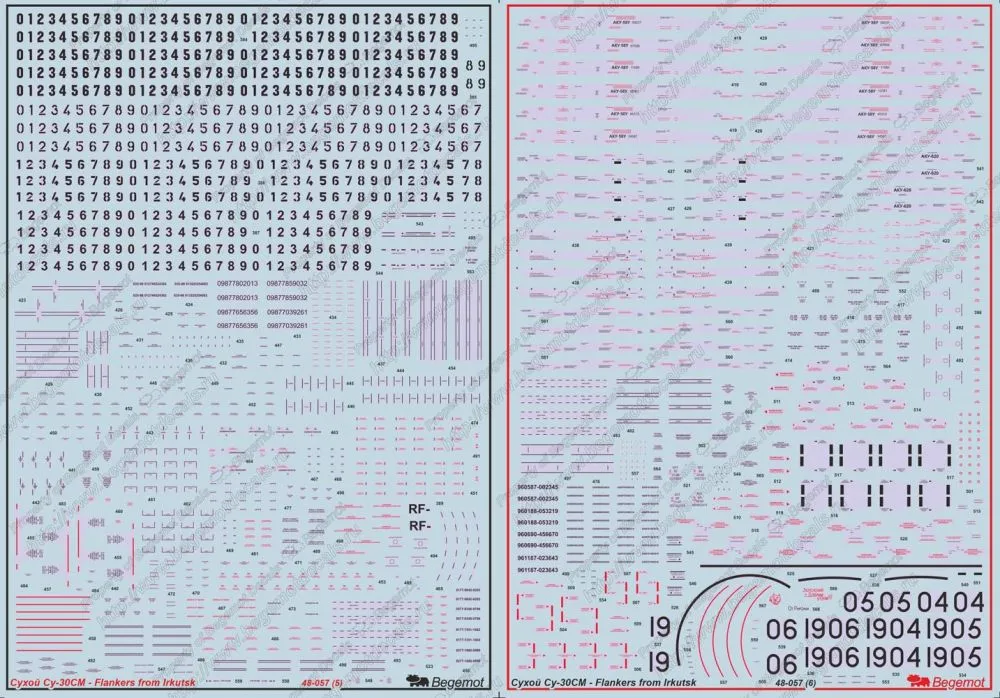 Su-30SM Flankers from Irkutsk 1:48