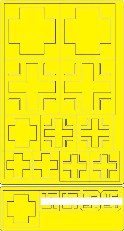 He 111H-8 National Insignia mask 1:48