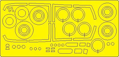 F-16D Block 30/40/50 mask for Kinetic 1:48