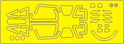 Su-17UM3 Fitter-G mask for Hobby Boss 1:48