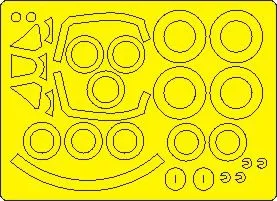Spitfire Mk.XIV / Mk.XVIII mask for Airfix 1:48
