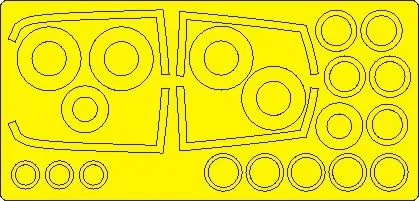 F-16B/D/F/I mask for Hasegawa 1:48