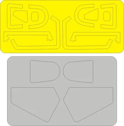 B-26B-56 Invader mask for ICM/ Revell 1:48