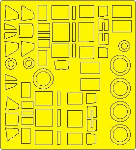 Il-2 mod. 1943 EXPERT mask for Zvezda 1:48