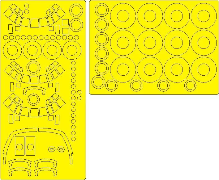 C-130J Hercules ADVANCED mask for Zvezda 1:72