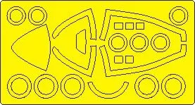 F/A-18A,C Hornet mask for Academy 1:72