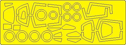 MiG-29 Fulcrum A Late EXPERT mask for G.W.H 1:72