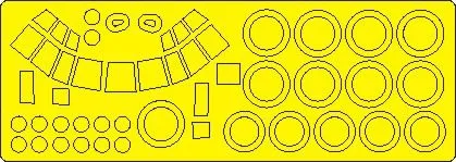 AC-130J Ghostrider mask for Zvezda 1:72