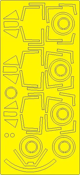 F-89 (C, D/J) Scorpion EXPERT mask for Revell 1:48