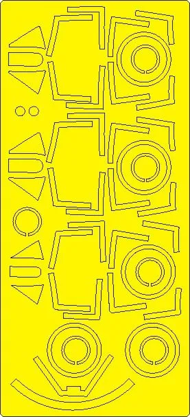 F-89 (C, D/J) Scorpion ADVANCED mask for Revell 1:48