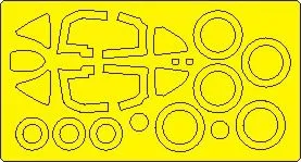 MIG-17F (Lim-5, J-5) mask for Ammo by Mig 1:48