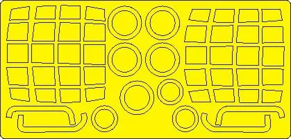 Focke-Wulf 1000 Fast-Bomber EXPER mask for Modelcollect 1:48