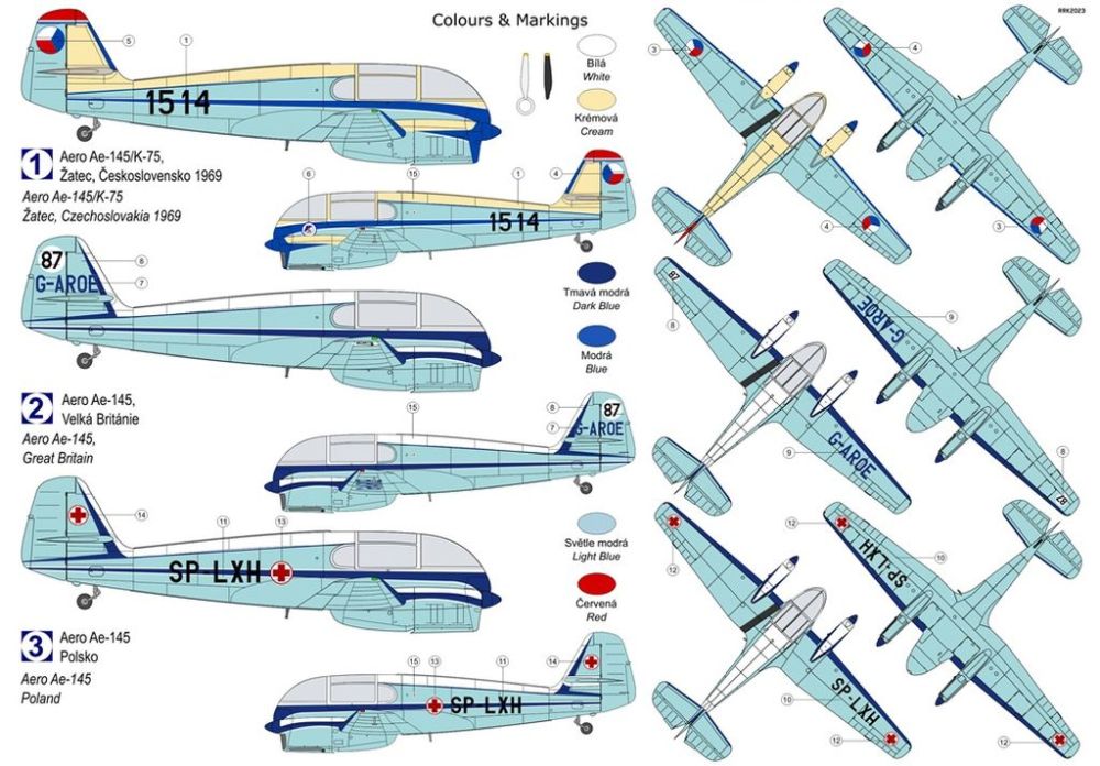 Aero Ae-145 Special Markings 1:72
