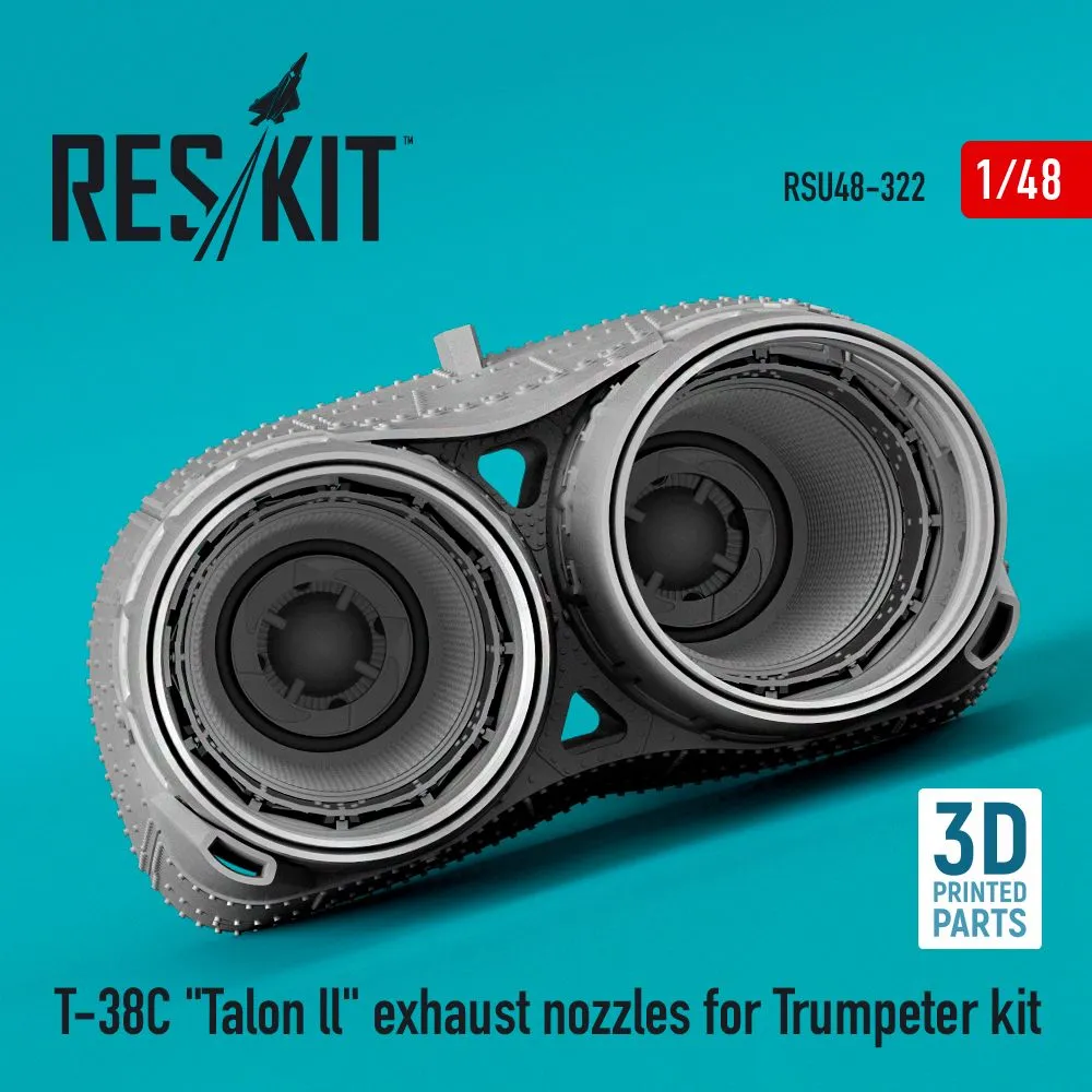 T-38C "Talon ll" exhaust nozzles for Trumpeter 1:48