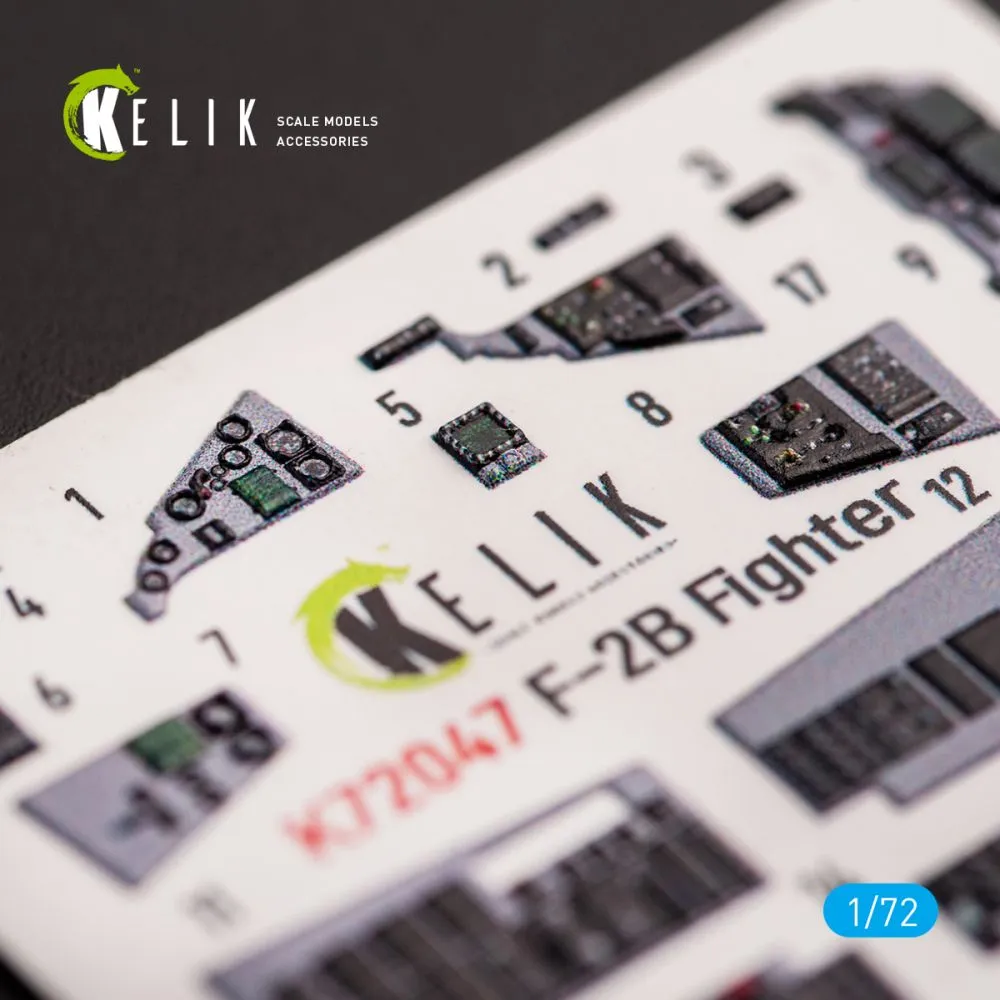 F-2B Fighter interior for FineMolds 1:72