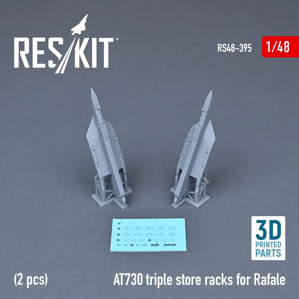 Rafale AT730 triple store racks 1:48
