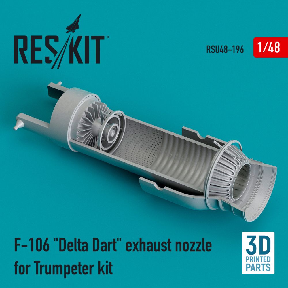 F-106 "Delta Dart" exhaust nozzle for Trumpeter 1:48