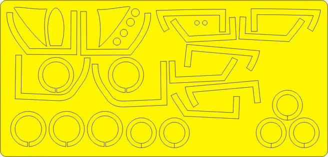 Yak-28P Firebar mask for Bobcat 1:48