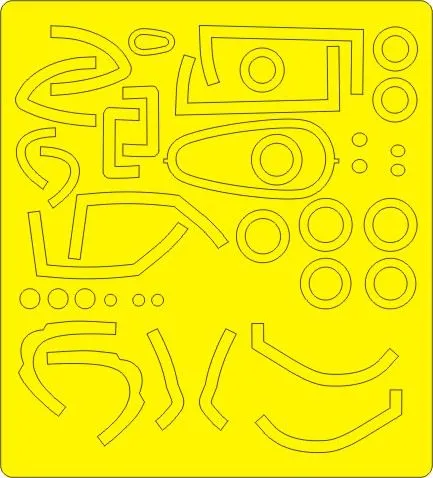 A-37A Dragonfly mask for Trumpeter 1:48