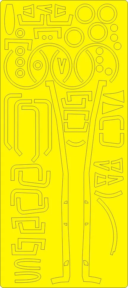 MiG-25 RBT ADVANCED mask for ICM 1:48