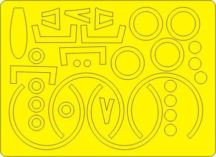 MiG-25 RBT mask for ICM 1:48