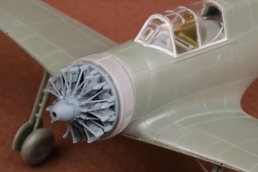 Bloch MB 151 & 152 engine with cowling 1:72