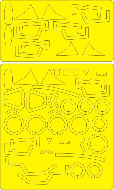 MiG-23ML Flogger-G ADVANCED mask for Trumpeter 1:48