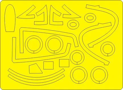 F9F-2P Panther mask for Trumpeter 1:48