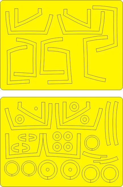 T-38C Talon NASA EXPERT mask for Trumpeter 1:48