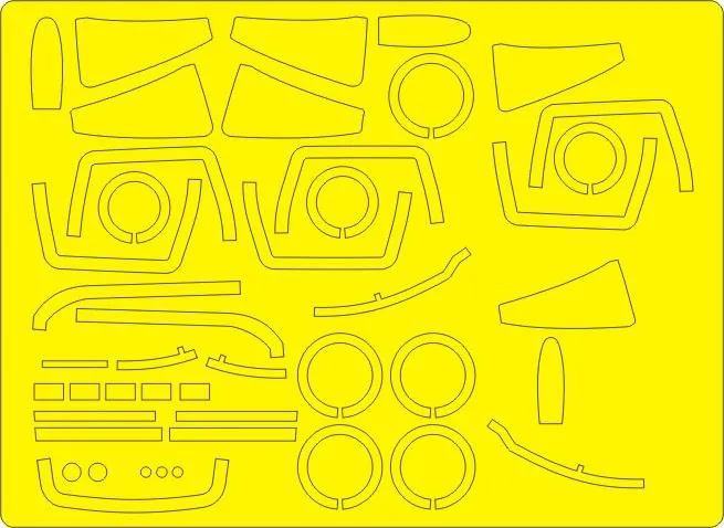 F-8E/J Crusader EXPERT mask for Hasegawa 1:48
