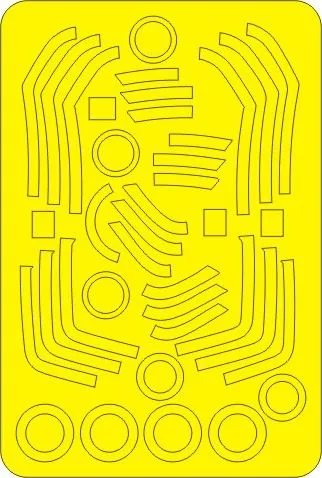 Folland Gnat T.1 EXPERT mask for Airfix 1:48