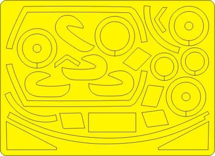 Saab J-32 B/E Lansen mask for Hobby Boss 1:48