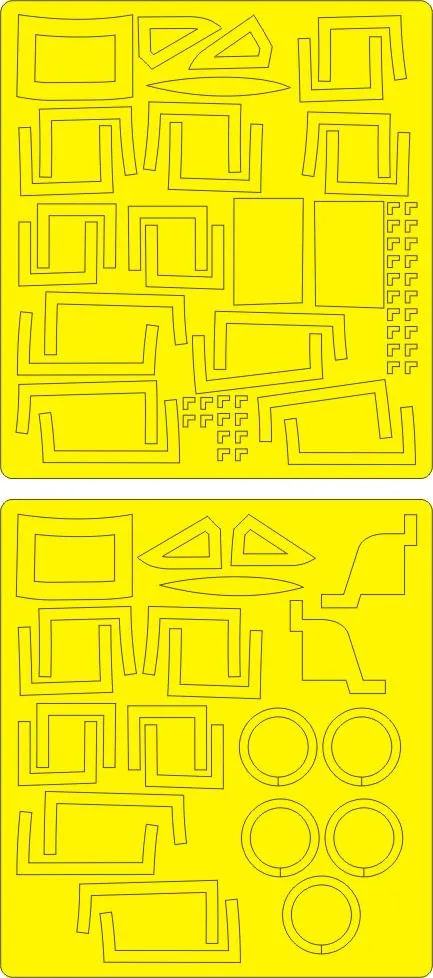 AD-5 (A-1E) Skyraider mask for Revell 1:48