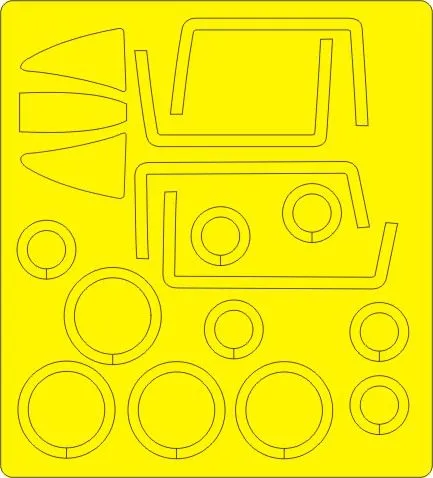 F-14A Tomcat mask for Italeri 1:48