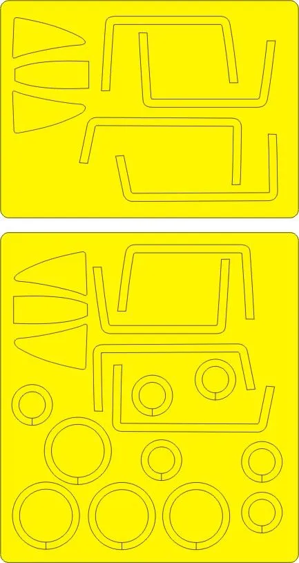 F-14A Tomcat EXPERT mask for Italeri 1:48