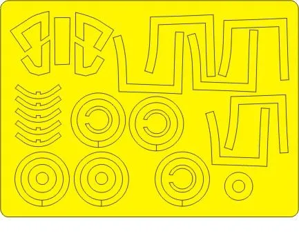 AD-4W Skyraider mask for Italeri 1:48