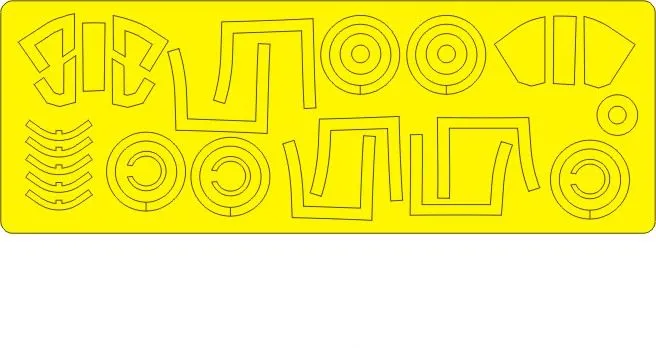 AD-4W Skyraider EXPERT mask for Italeri 1:48