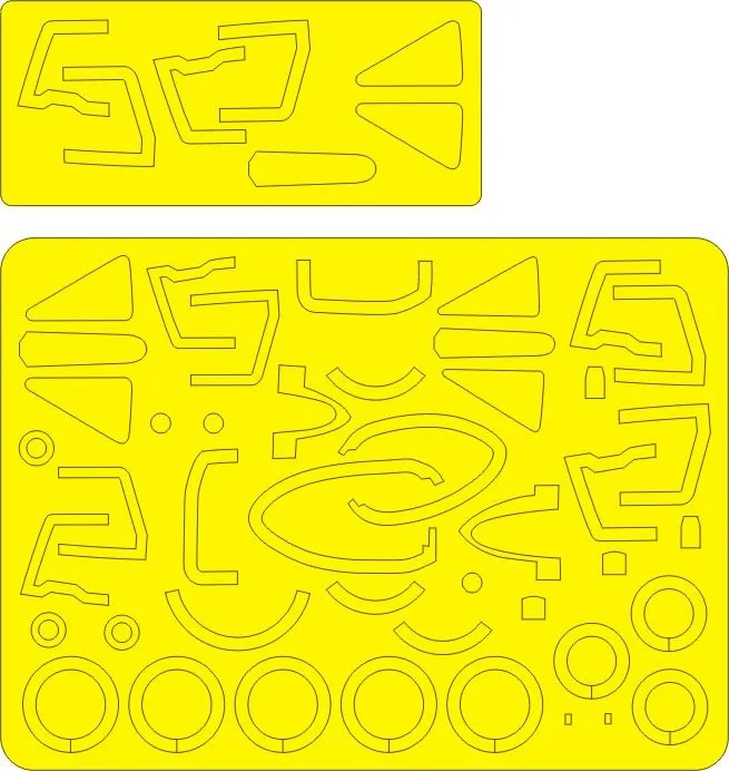 Su-17/22M3/M4 ADVANCED mask for Smer/ KP 1:48