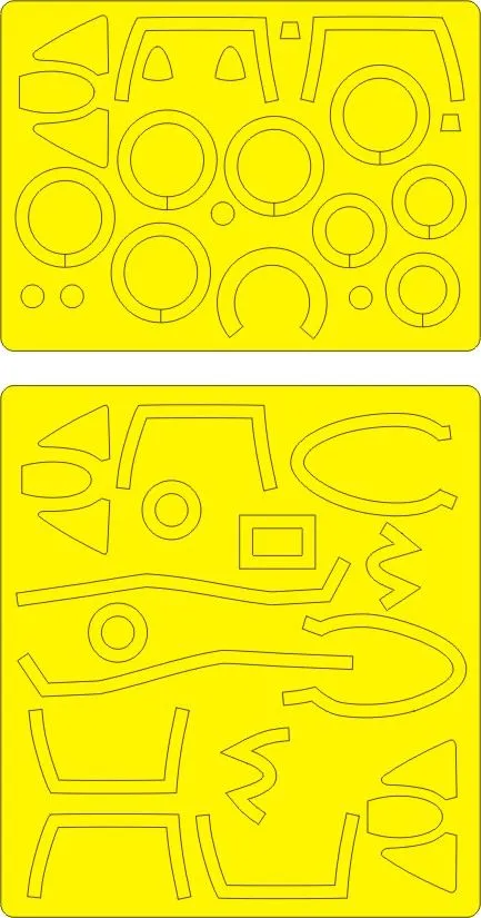 Su-7 BKL / BMK ADVANCED mask for Smer/ KP 1:48