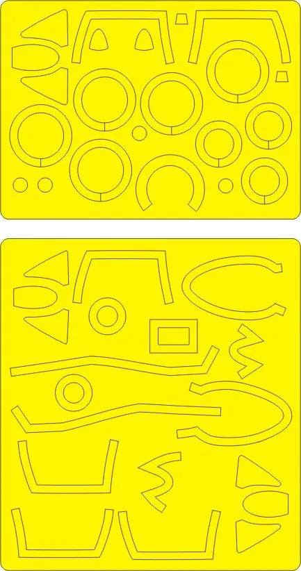 Su-7 BKL / BMK EXPERT mask for Smer/ KP 1:48